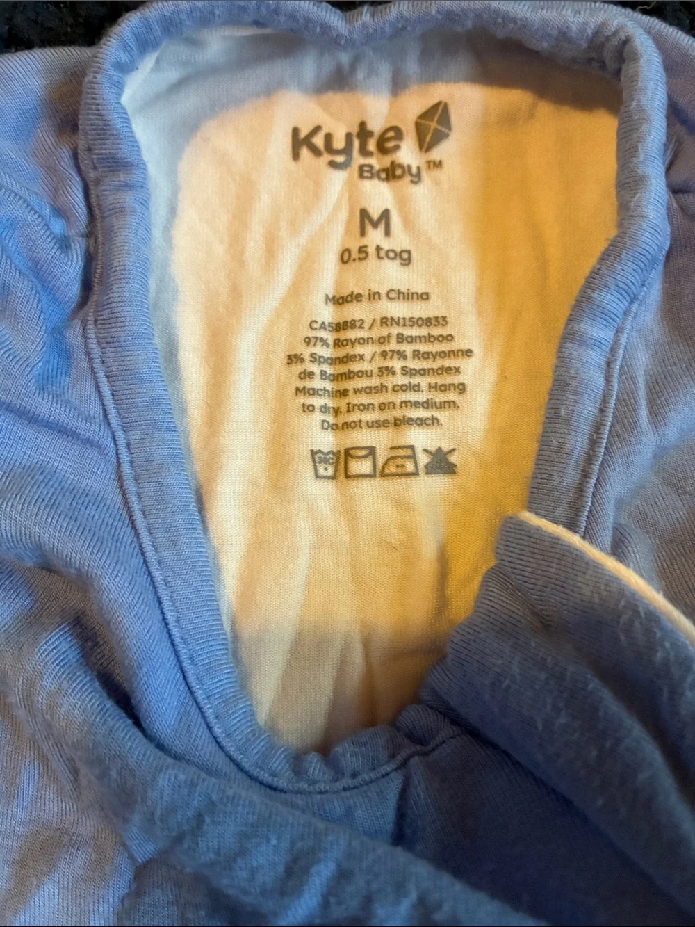 Kyte BABY Blue Sleeveless Sleep Sack